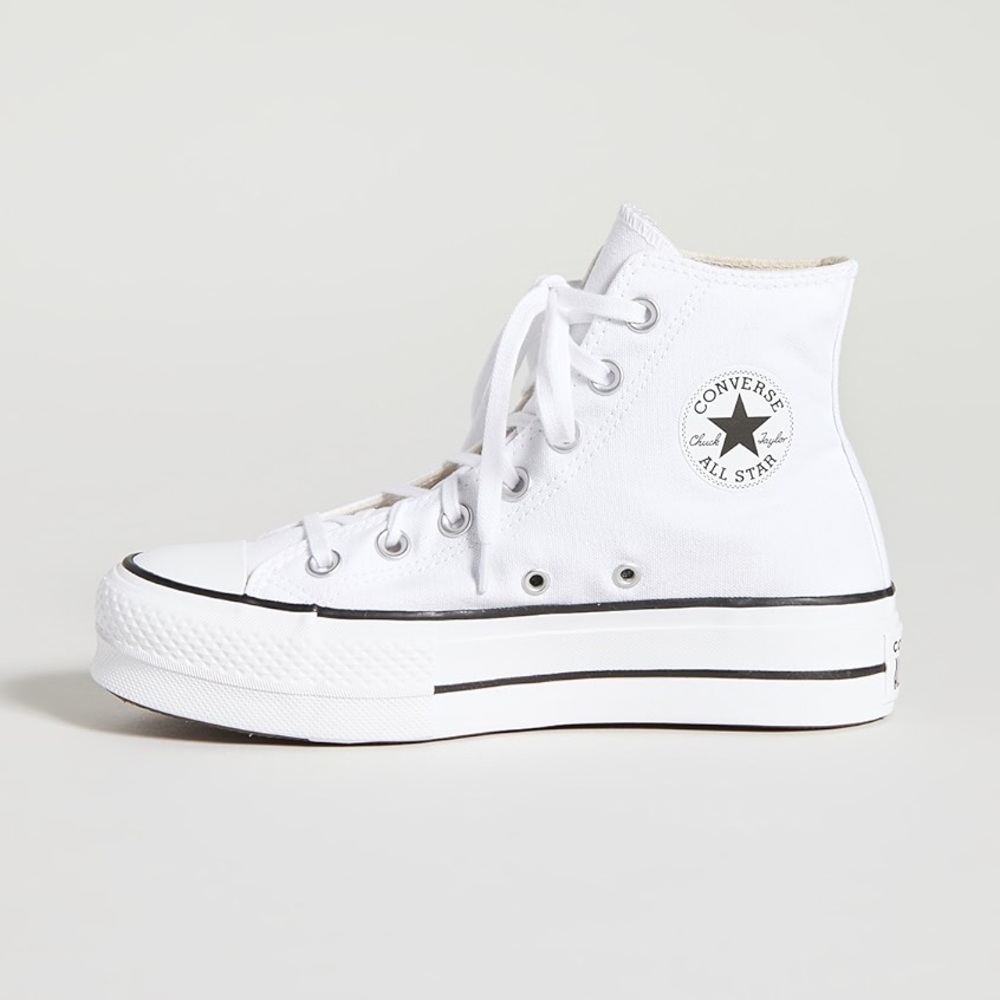 Converse Chuck Taylor All Star Lift High Top Sneakers, Size 6 - Picture 3 of 10